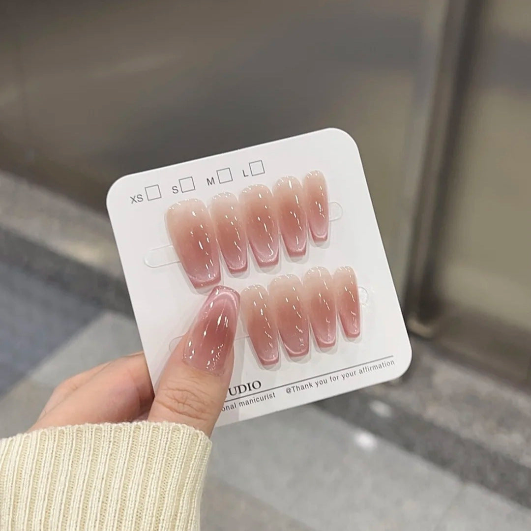 Natürliche Press-On Nagel-Kit