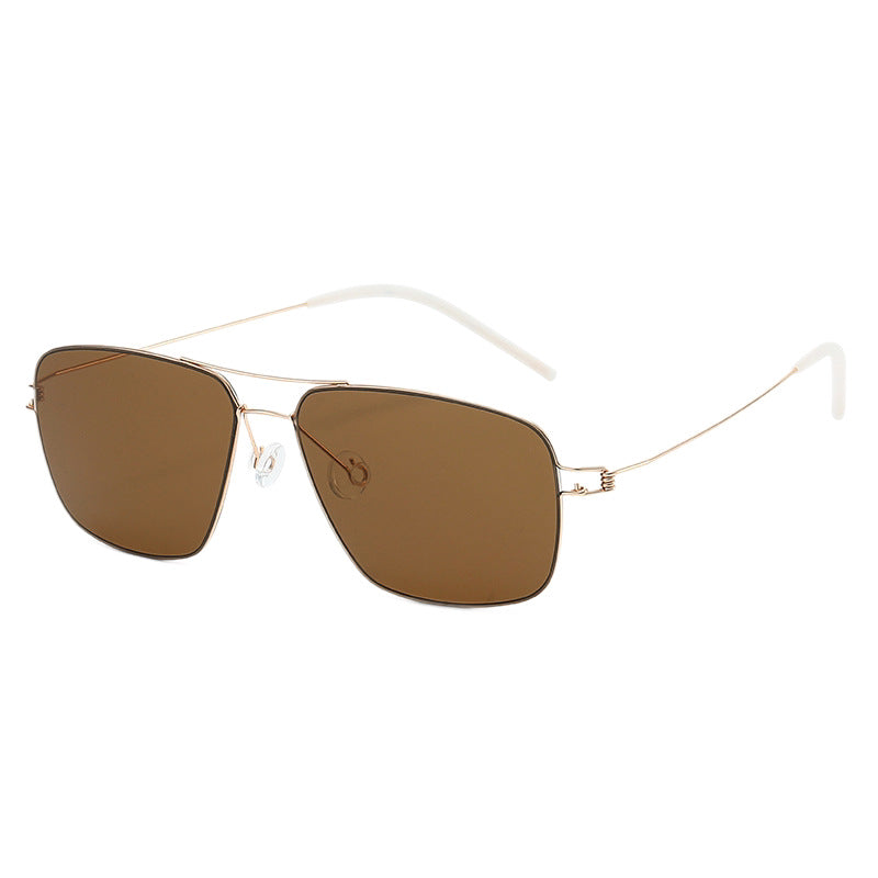 Damen moderne geometrische Sonnenbrille Karnz