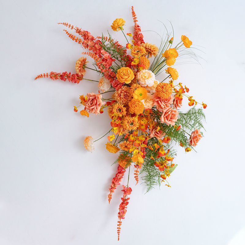 Lebendige Blumen Wanddeko