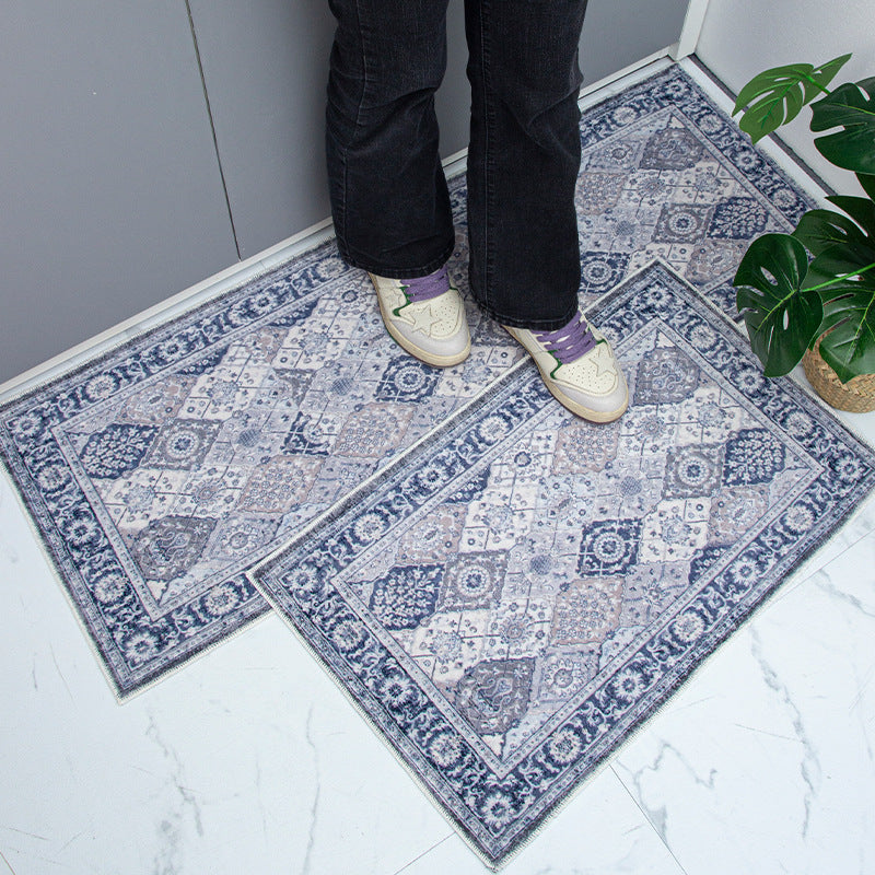 Künstlerisches Vintage geometrisches Teppichset Karnz