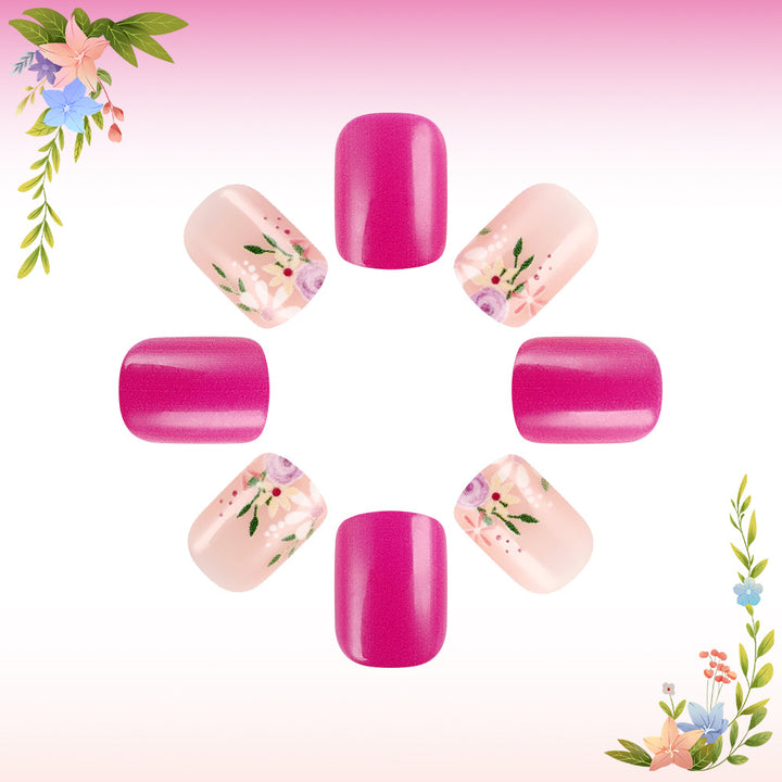 Blumen Design Nagel Kunst Kit Karnz