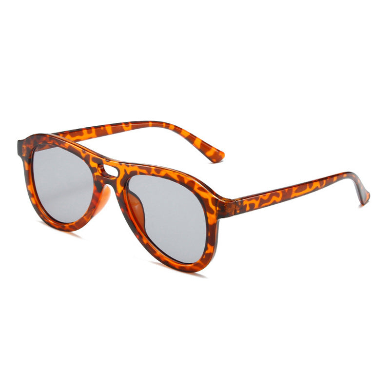 Damen modische Sonnenbrille mit einzigartigem Tiermuster Karnz