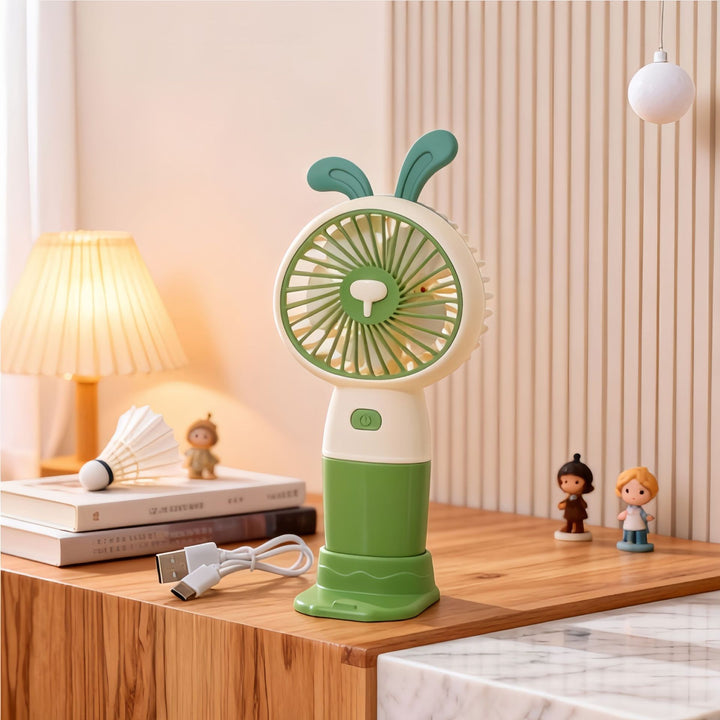 Damen Tragbarer Handventilator mit niedlichem Tierdesign Karnz