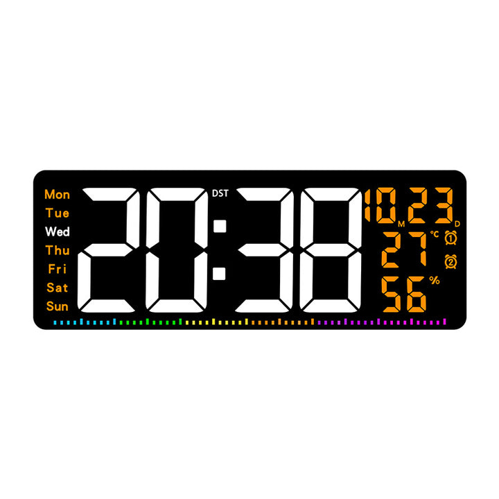 Digitaler Alarmwecker mit großem LED-Display und Wetterdaten Karnz