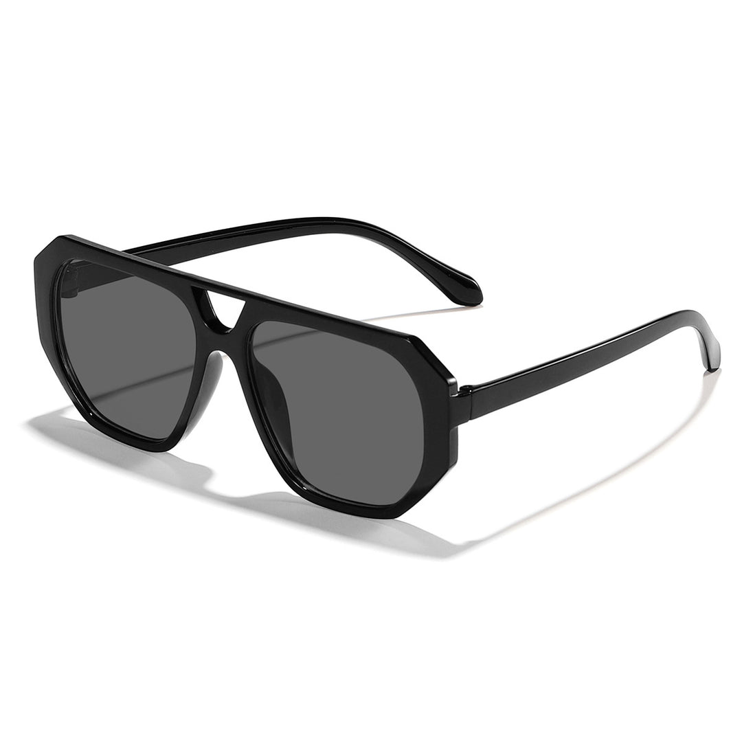 Damen moderne Sonnenbrille im auffälligen Oktagon-Design Karnz
