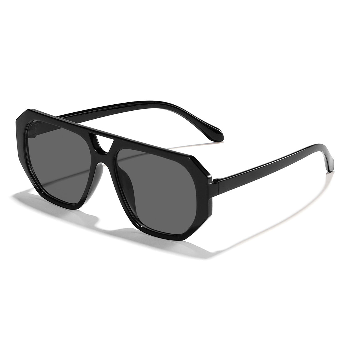 Damen moderne Sonnenbrille im auffälligen Oktagon-Design Karnz