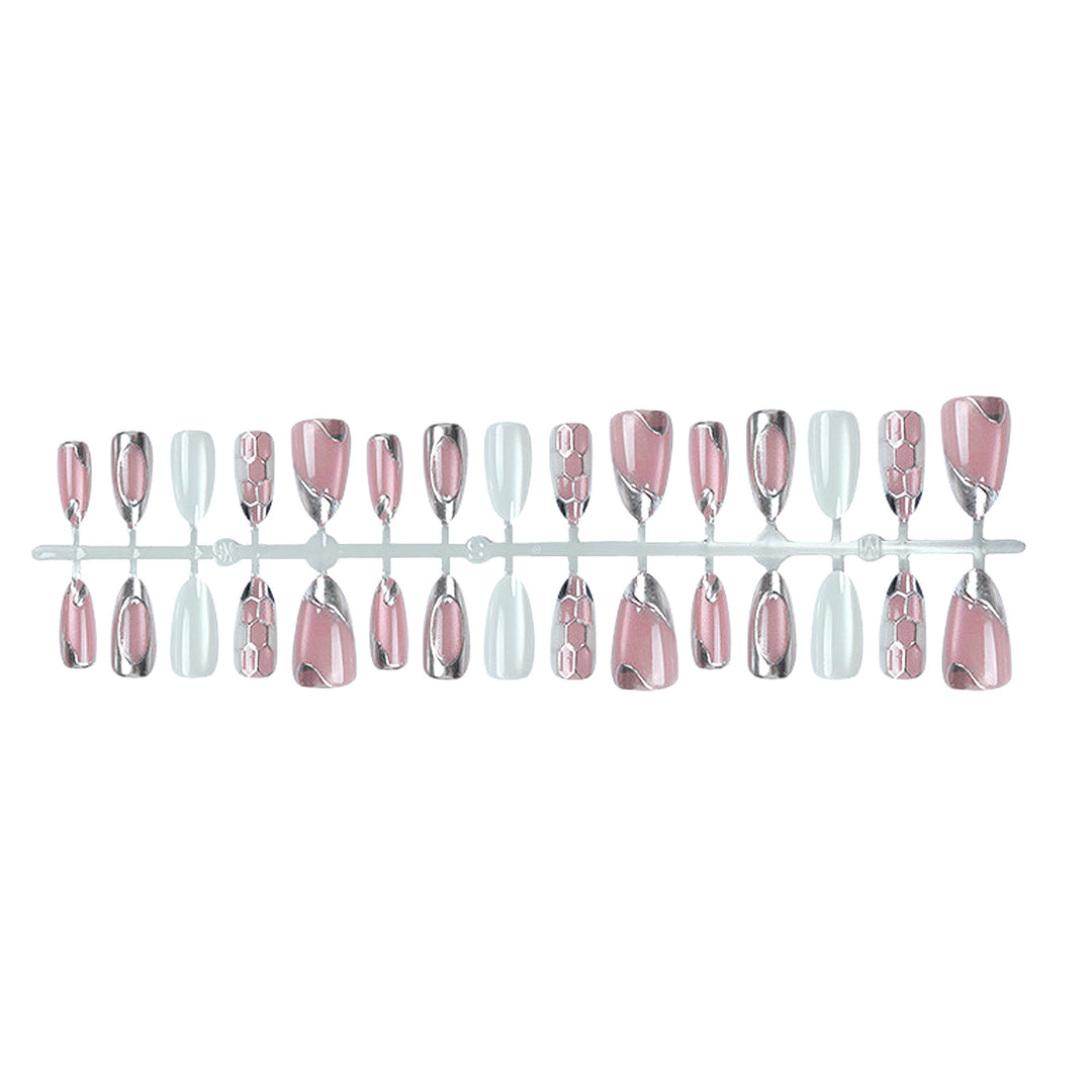Dekoratives Gel Press-On Nail Set Karnz