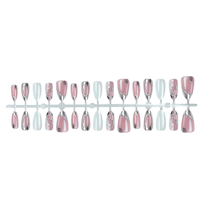 Dekoratives Gel Press-On Nail Set Karnz