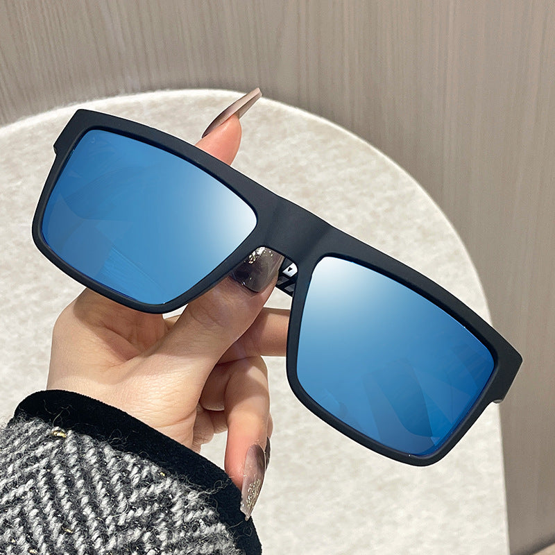 Damen modische Sonnenbrille im geometrischen Design Karnz