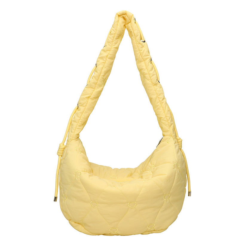 Gep quiltete Herzmuster Handtasche
