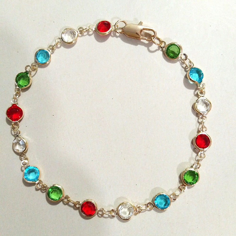 Multi-Color Edelsteinarmband Karnz