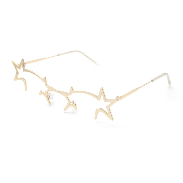 Künstlerische sternförmige Brille Karnz