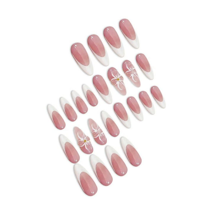 Künstlerische florale Nagelkunstverzierungen Karnz