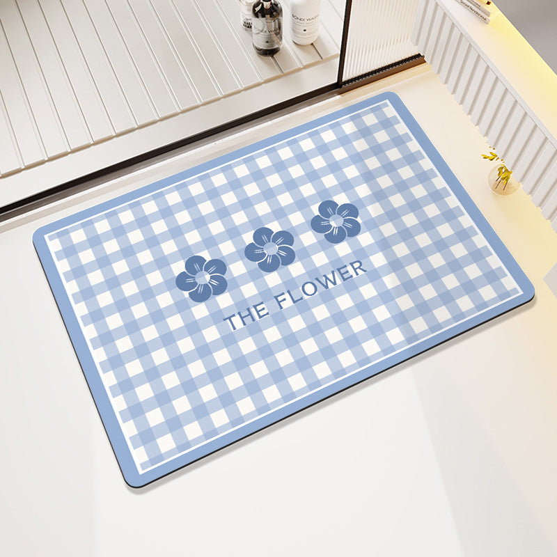 Fröhliches Florales Design Innenbereich Teppich Karnz
