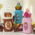 Damen isolierte Kinder-Trinkflasche mit ergonomischem Tragesystem und lustigem Tierdesign Karnz