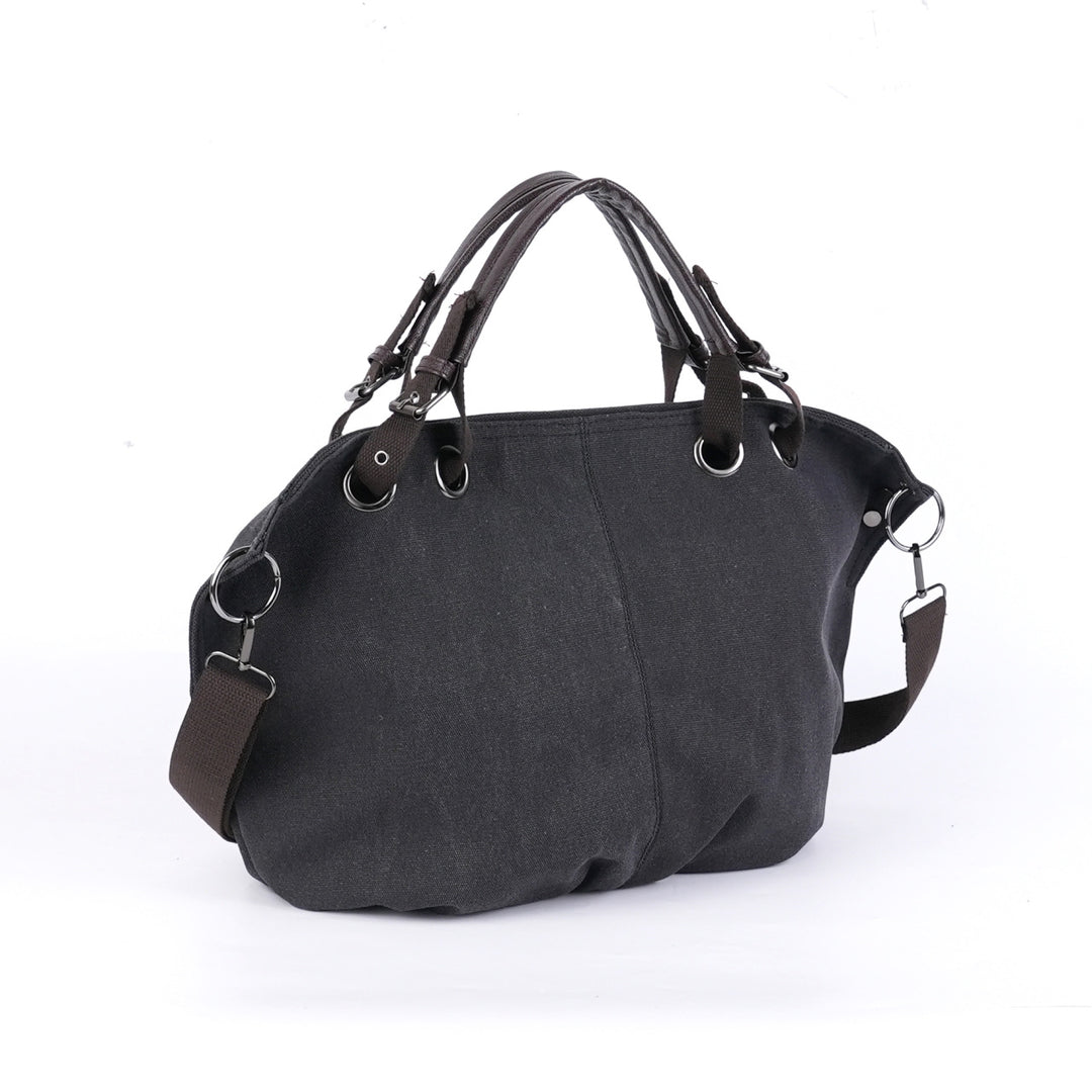 Stilvolle Canvas-Handtasche mit mehreren Fächern Karnz