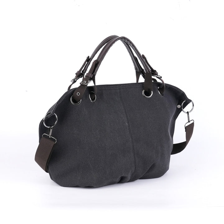 Stilvolle Canvas-Handtasche mit mehreren Fächern Karnz