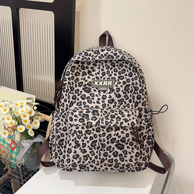 Stylischer Tierdruck-Rucksack