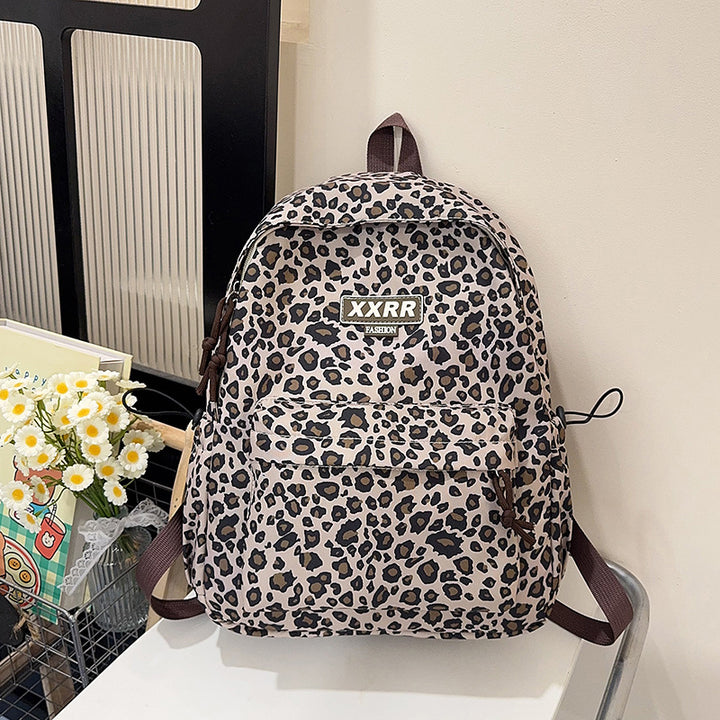 Stylischer Tierdruck-Rucksack