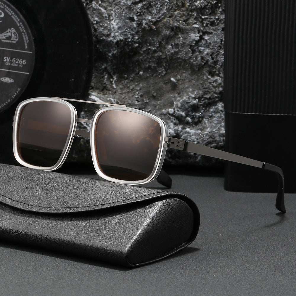 Damen stilvolle quadratische Sonnenbrille Karnz