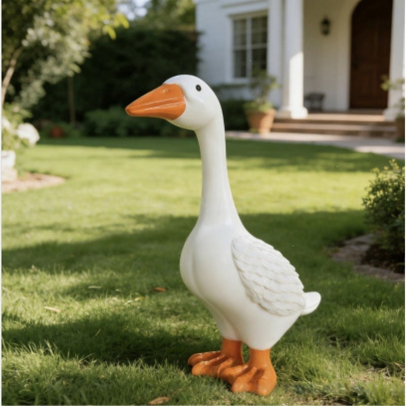 Dekorative Garten-Gans-Figur Karnz