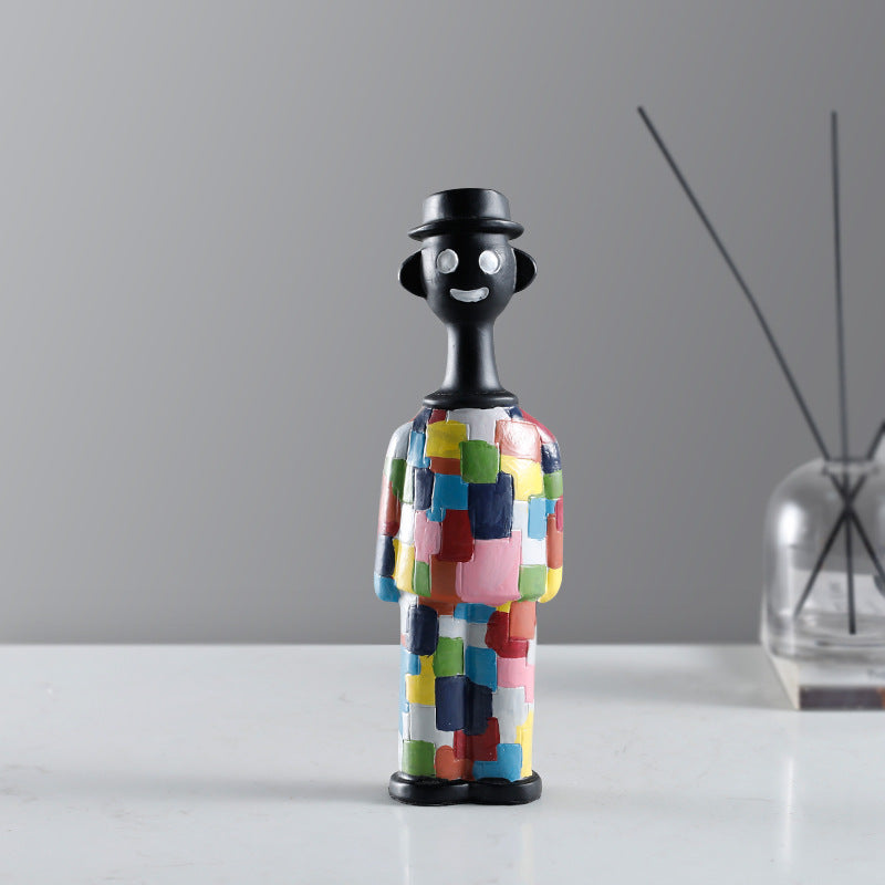 Dekorative Bunte Figur