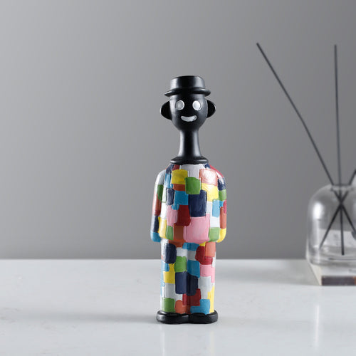 Dekorative Bunte Figur