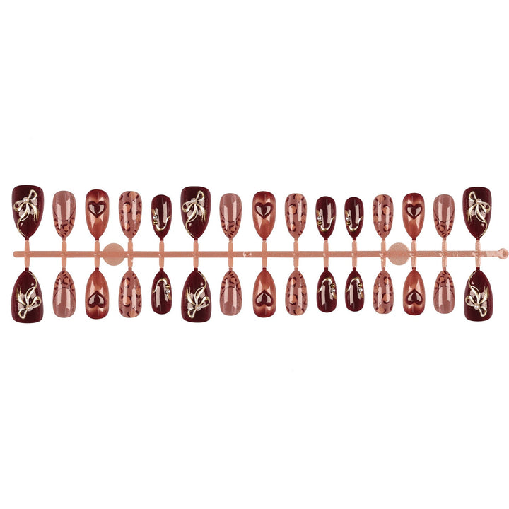 Dekoratives Elegantes Nagelkunst Set
