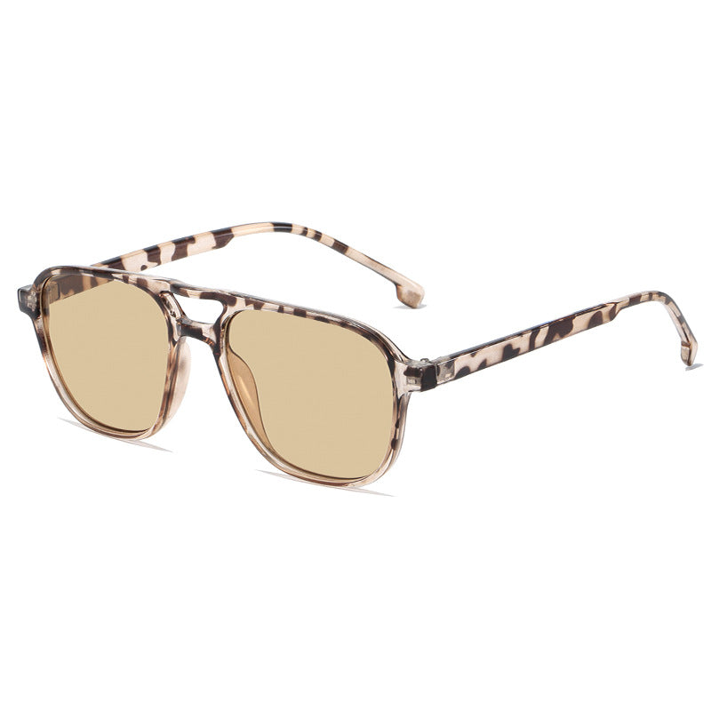 Damen Sonnenbrille im modernen Leopardenmuster Karnz