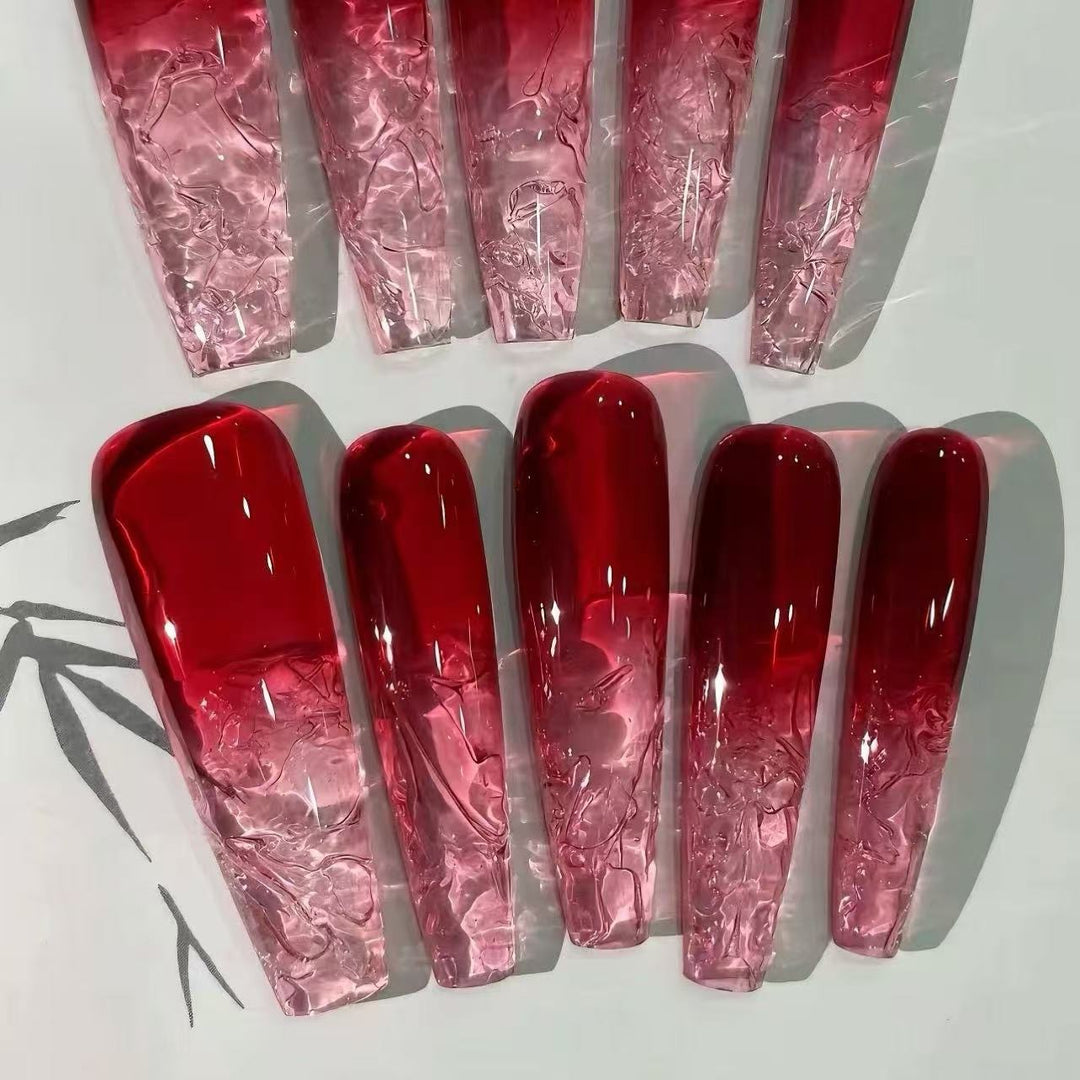 Künstlerische 3D Gel Nagelkunst Verlängerungen
