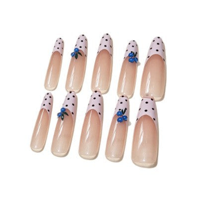 Chic Punkte Druck-Nagelspitzen Karnz