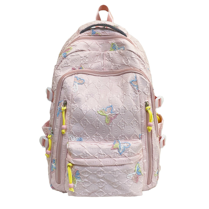 Schmetterlingsverziertes Mehrfachfach-Rucksack