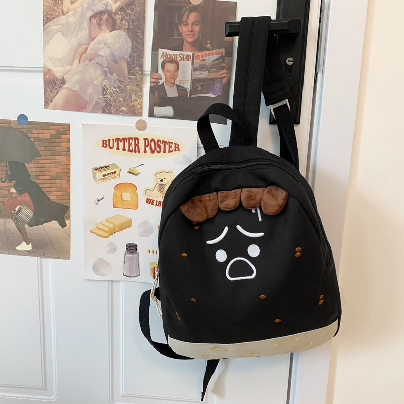Verspielter Rucksack im Cartoon-Thema