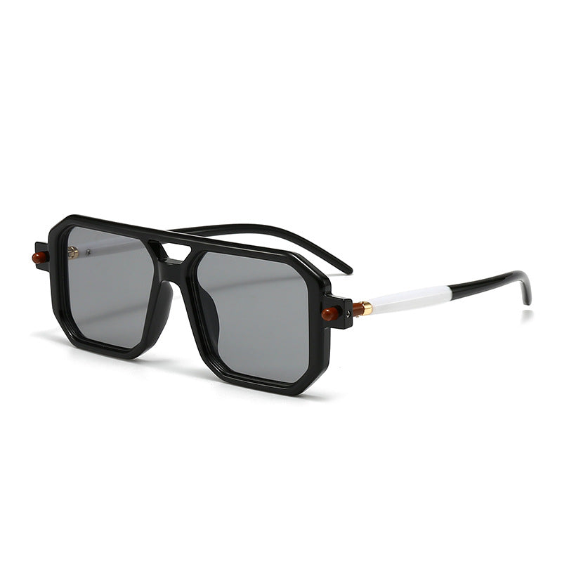 Damen oversized rechteckige Brille Karnz