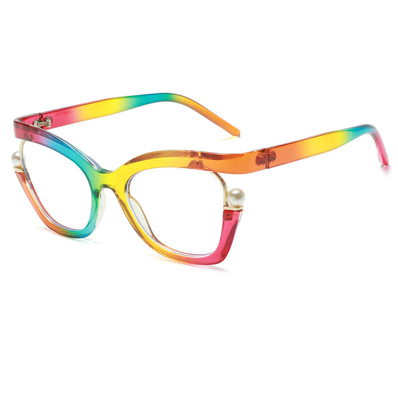 Damen Modische Sonnenbrille mit dezenten Perlendetails Karnz