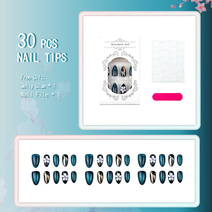 Elegantes Premium Press-On Nagelset