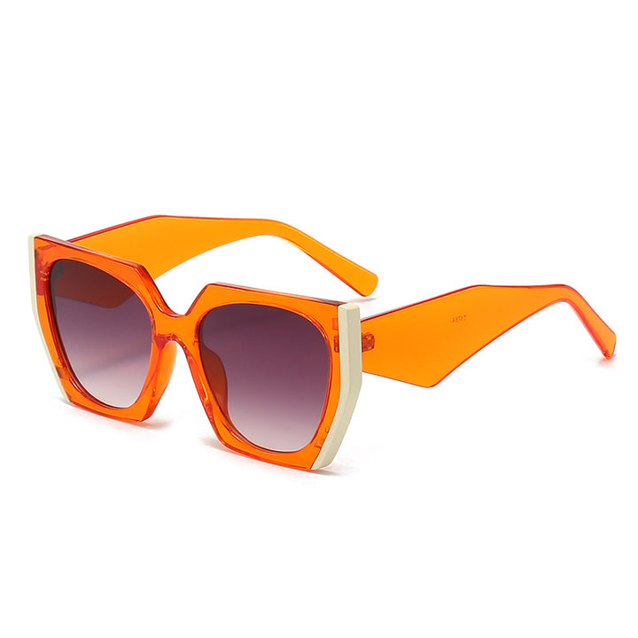 Damen Oversized Sonnenbrille mit markantem eckigem Design Karnz