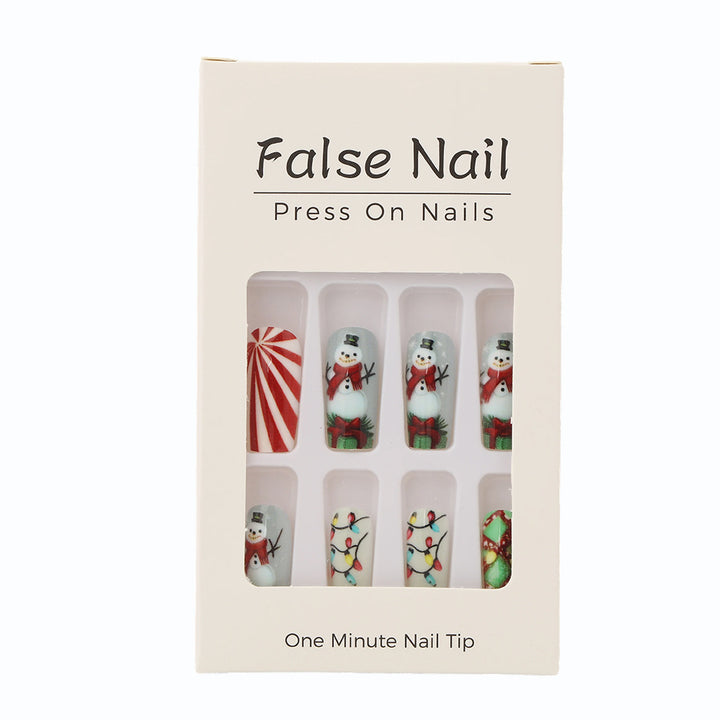 Kreative Weihnachtskunstnägel Set Karnz