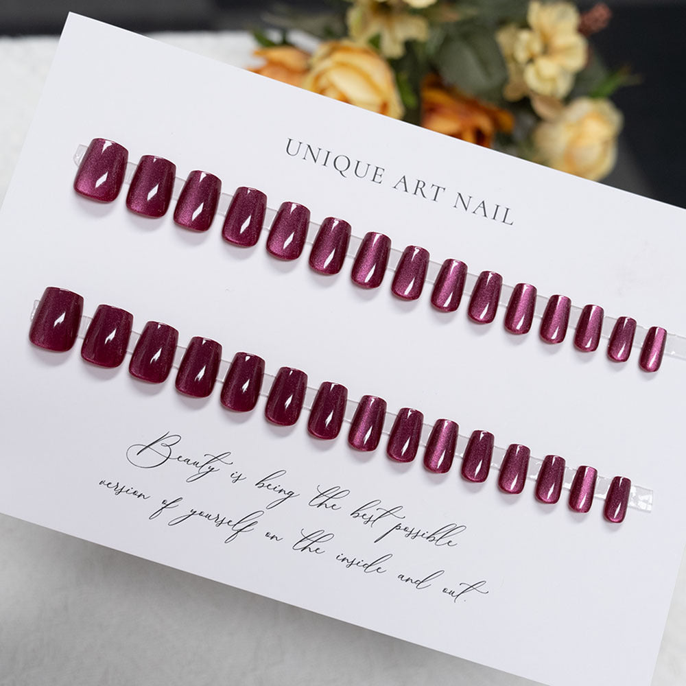 Glänzendes Acryl Press-On Nagel Set