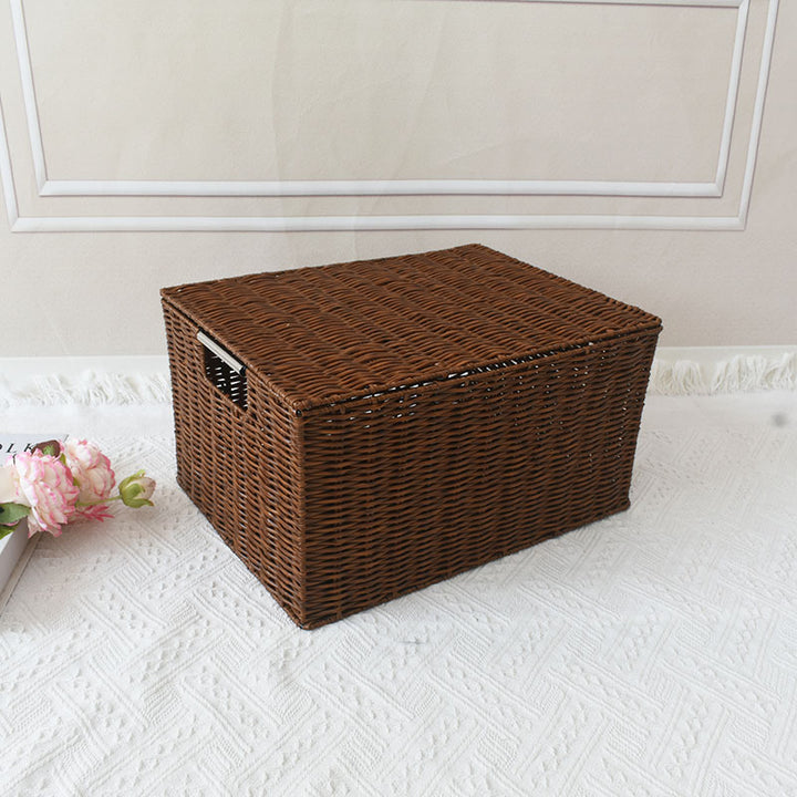 Premium Rattan Aufbewahrungsbox Karnz