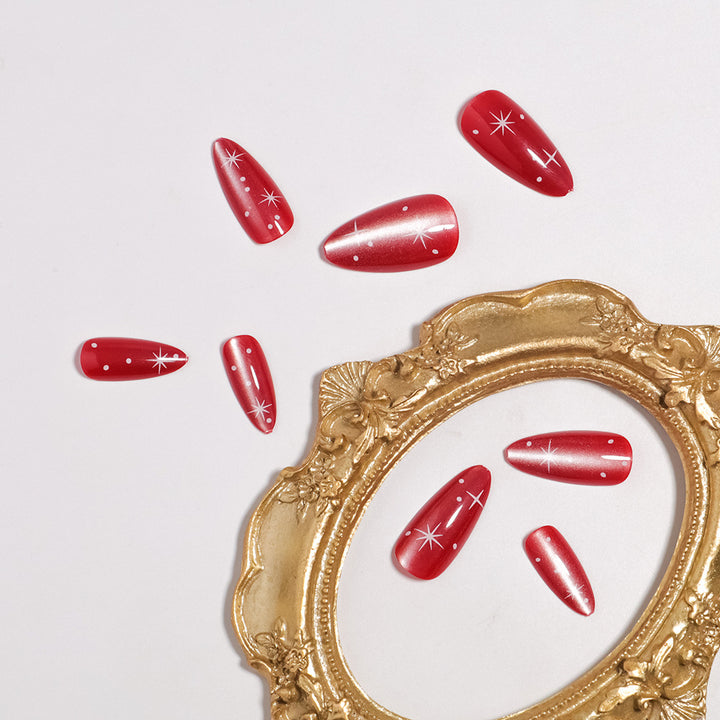 Glamorous Press-On Nail Design Karnz