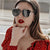 Damen Designer-Sonnenbrille mit edlem Facettendesign und hochwertigem UV-Schutz Karnz