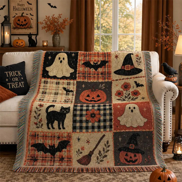 Dekorative Halloween-Motiv Wurfdecke