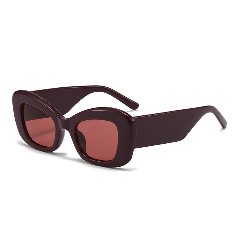 Damen Modische oversized Sonnenbrille im modernen Design Karnz