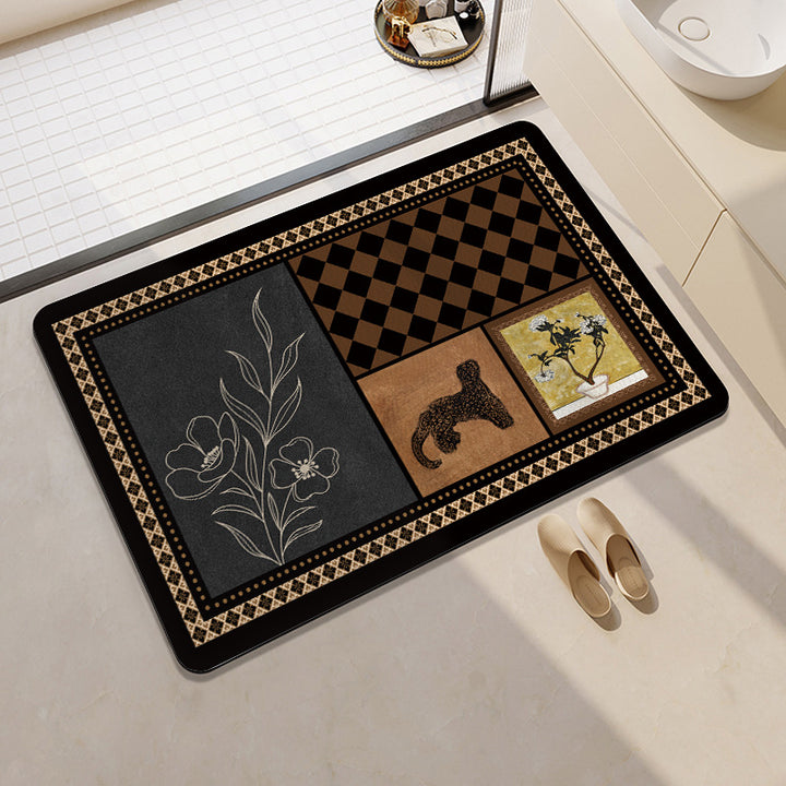 Verspielt Obst-Themen Badmatte Karnz