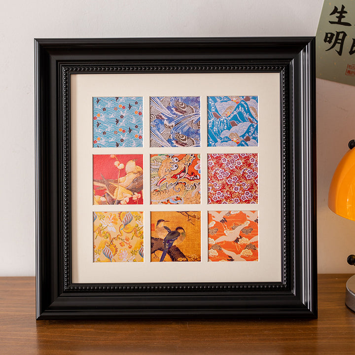 Künstlerisch gerahmte japanische Kulturkunst Ausstellung