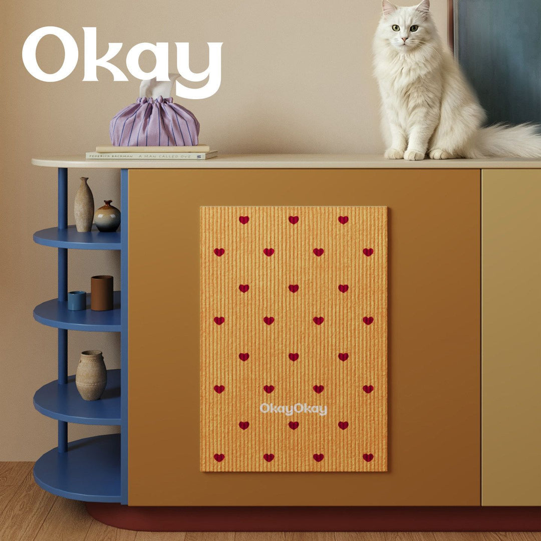 Decorative Absorbent Ribbed Kitchen Drying Mat