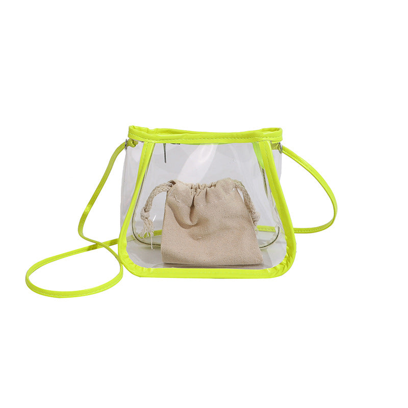 Transparente Mini-Eimer-Tasche Karnz