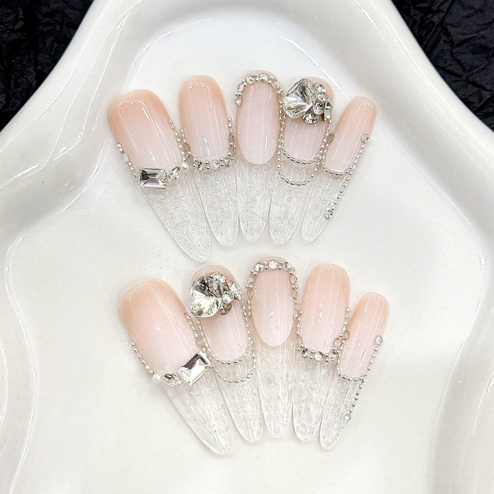 Elegantes Stiletto Press-On Nagelkunst Set  1791773834