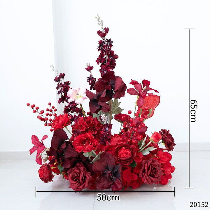 Lebensechte Blumenarrangement-Darstellung